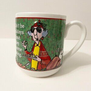 Hallmark Maxine Holiday Turkey Thanksgiving Embossed Mug